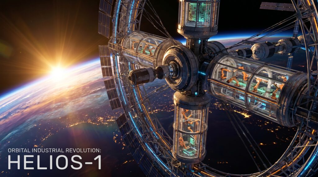 space manufacturing on the International Space Station — orbital factory floor