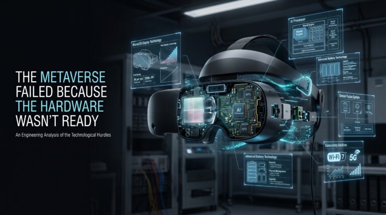 metaverse hardware VR headset display chip failure spatial computing