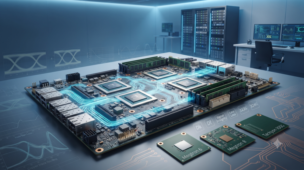 Choosing the Right High-Speed Laminate for AI Hardware: Megtron 6 vs. Megtron 8 vs. Tachyon 100G